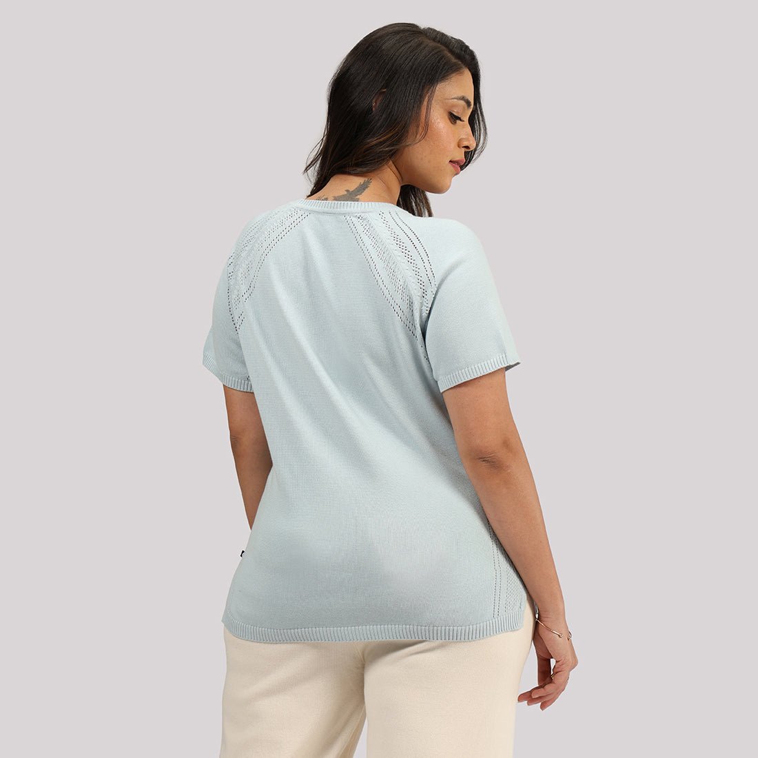 The Move All Day Pointelle Top - BlissClub