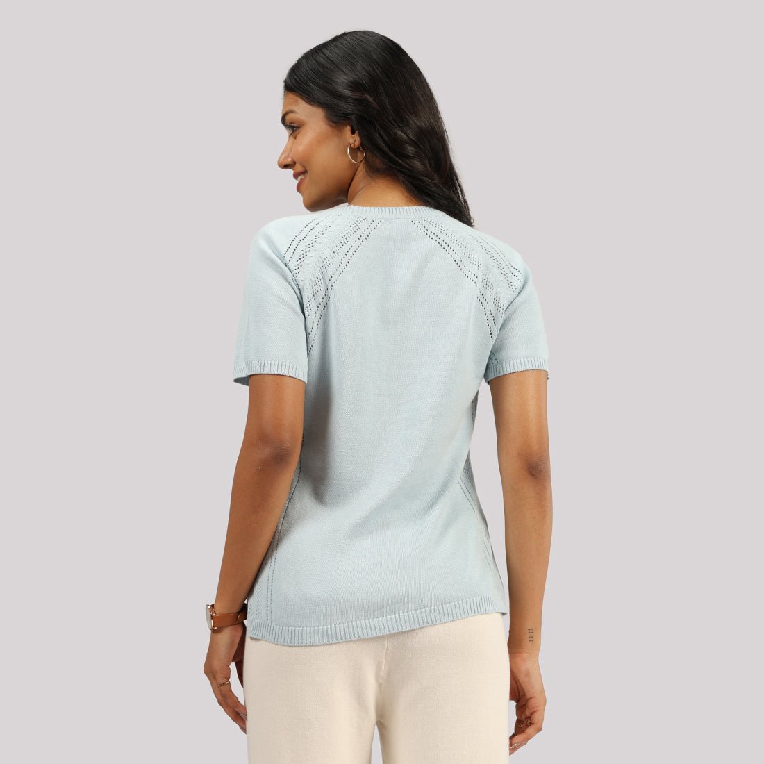 The Move All Day Pointelle Top - BlissClub