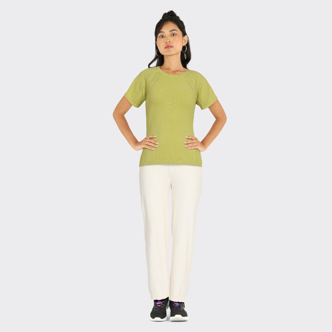 The Move All Day Pointelle Top - BlissClub