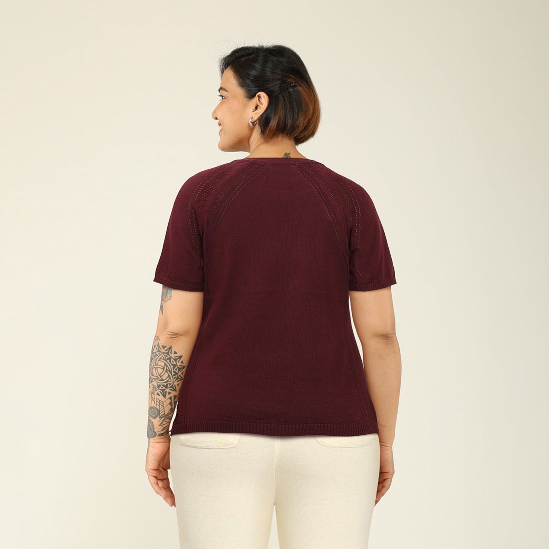 The Move All Day Pointelle Top - BlissClub
