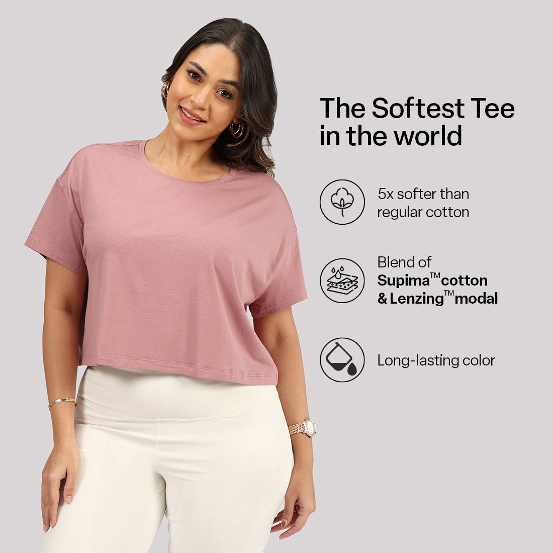 The Softest Tee - Boxy Crop - BlissClub