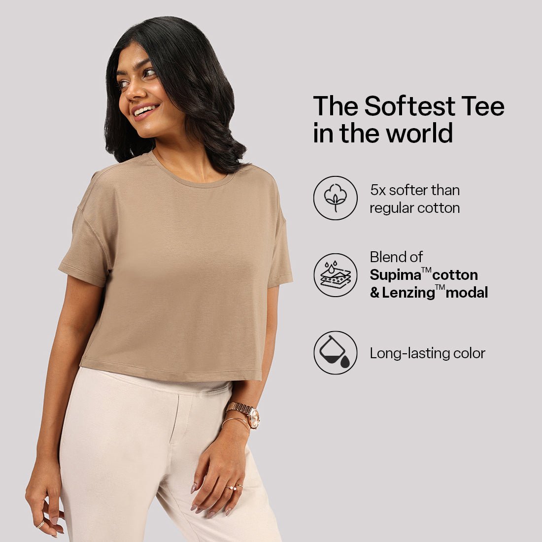 The Softest Tee - Boxy Crop - BlissClub