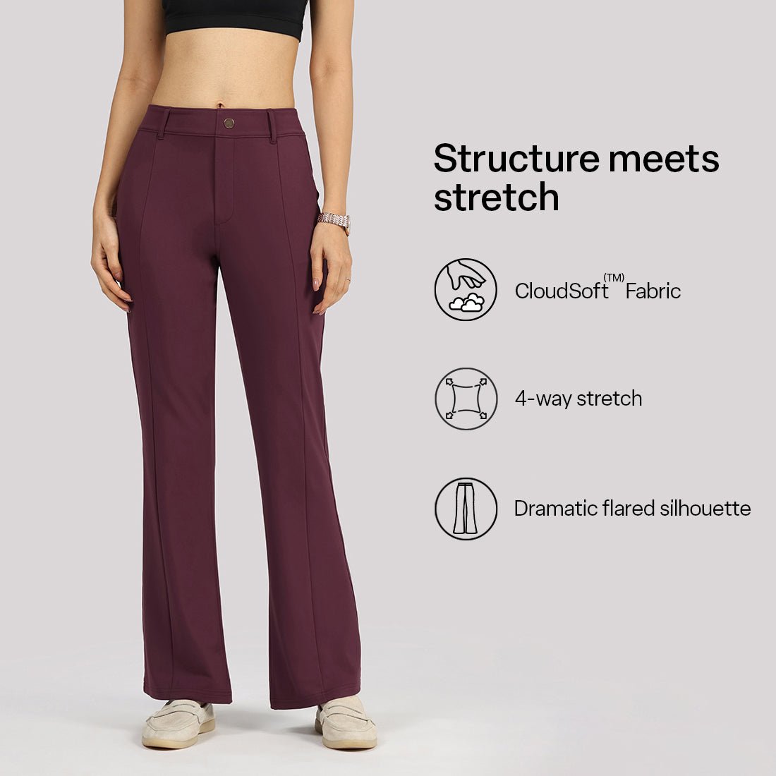 Ultimate Flared Trousers - BlissClub