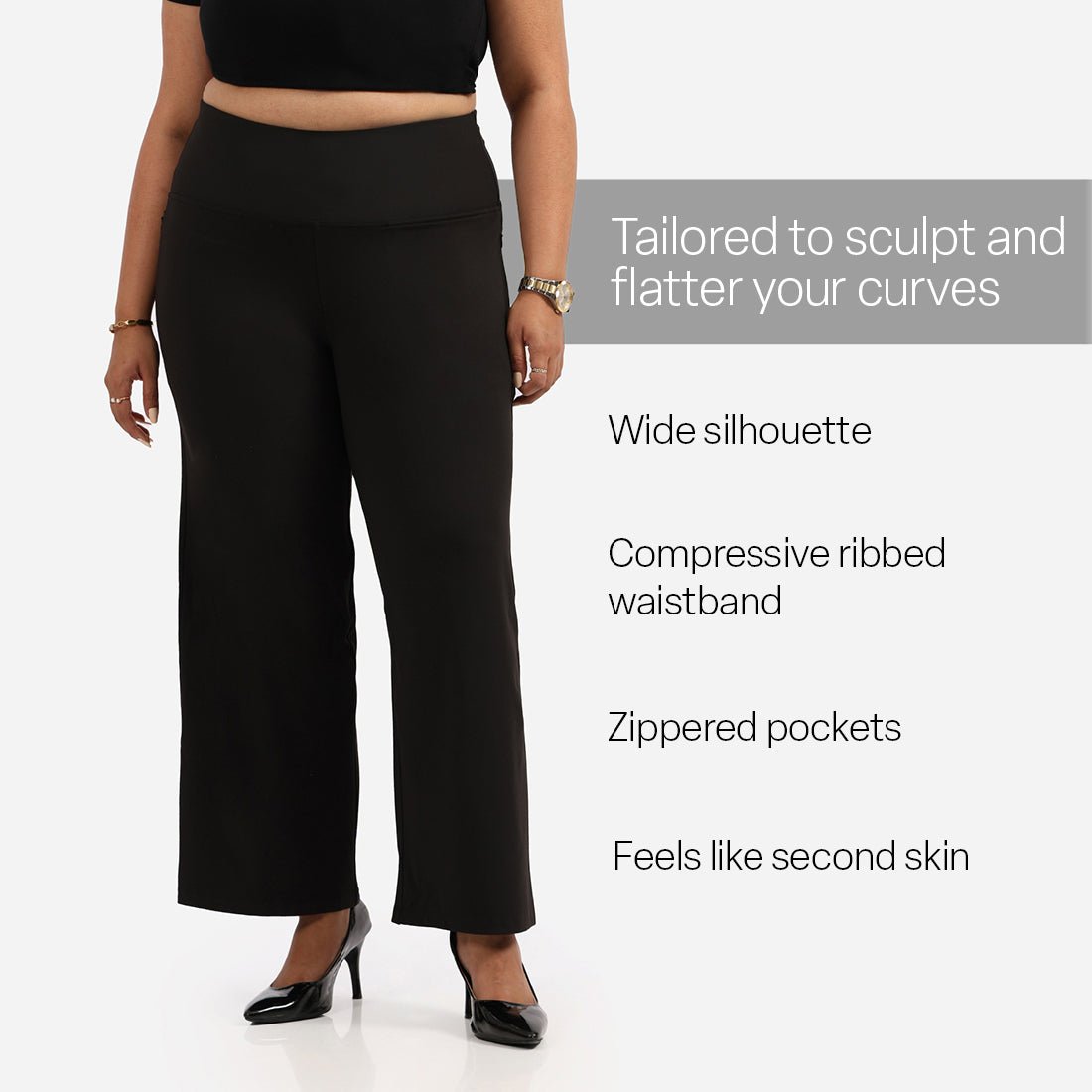 Ultimate Sculpt Wide-Legged Pants - BlissClub