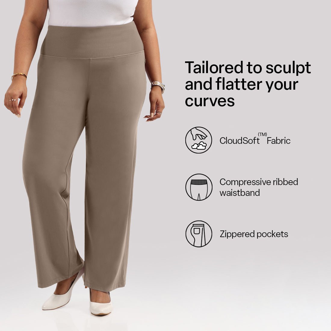 Ultimate Sculpt Wide-Legged Pants - BlissClub