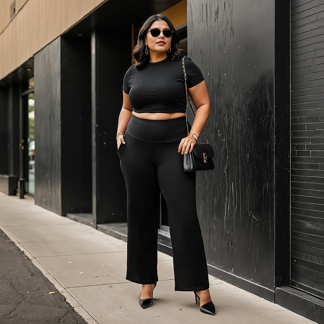 Ultimate Sculpt Wide-Legged Pants - BlissClub