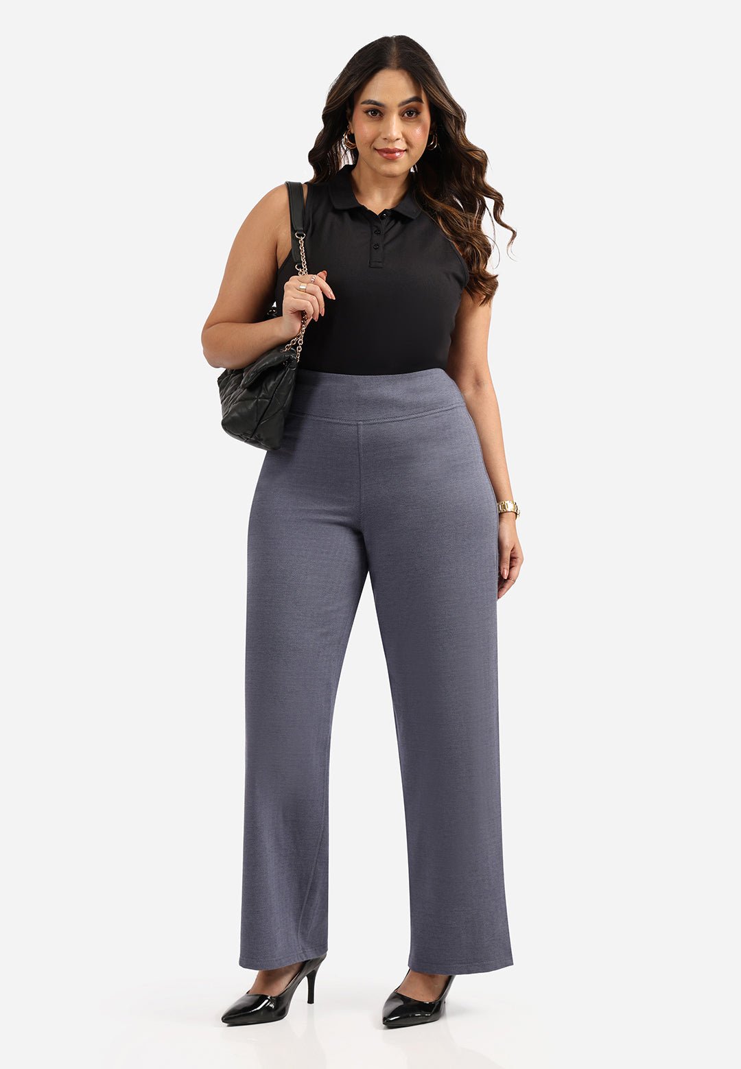 Werk-It Wide Leg Pants - BlissClub