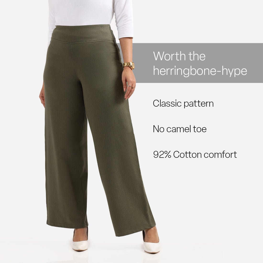 Werk-It Wide Leg Pants - BlissClub