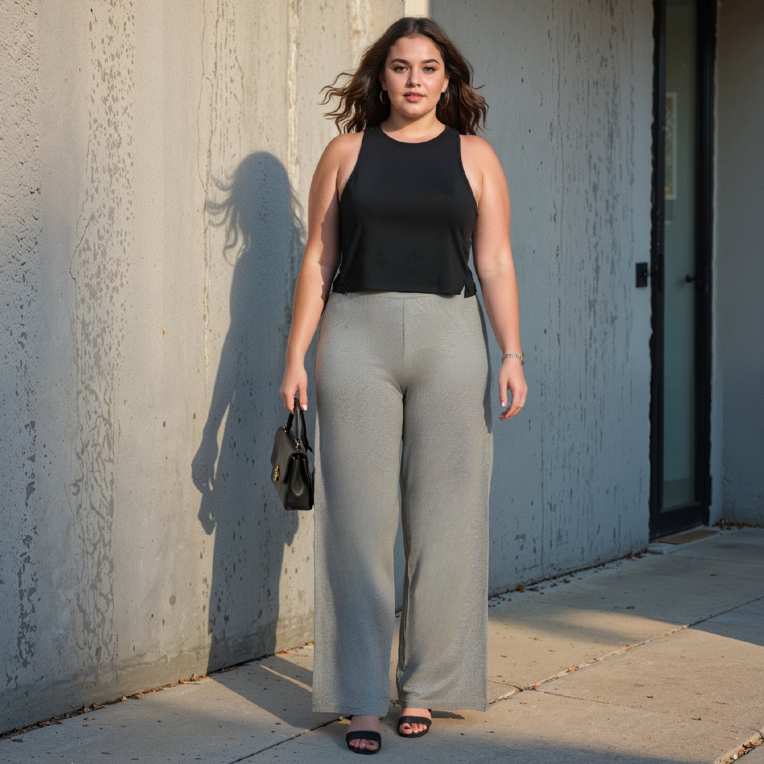 Werk-It Wide Leg Pants - BlissClub