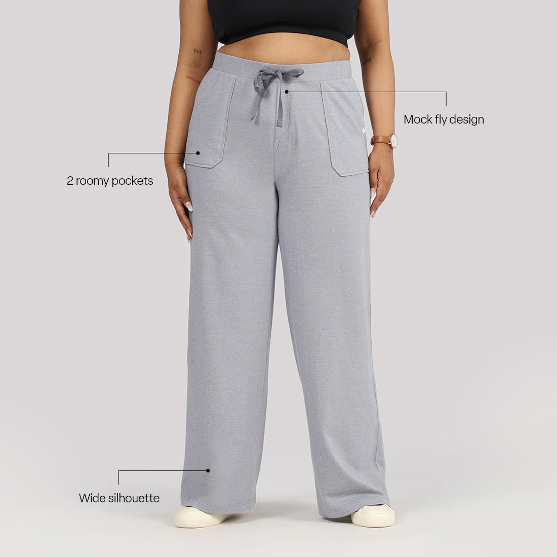 Work-To-Wine Twill Drawstring Pants - BlissClub