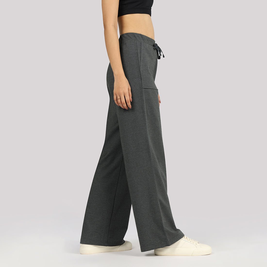 Work-To-Wine Twill Drawstring Pants - BlissClub