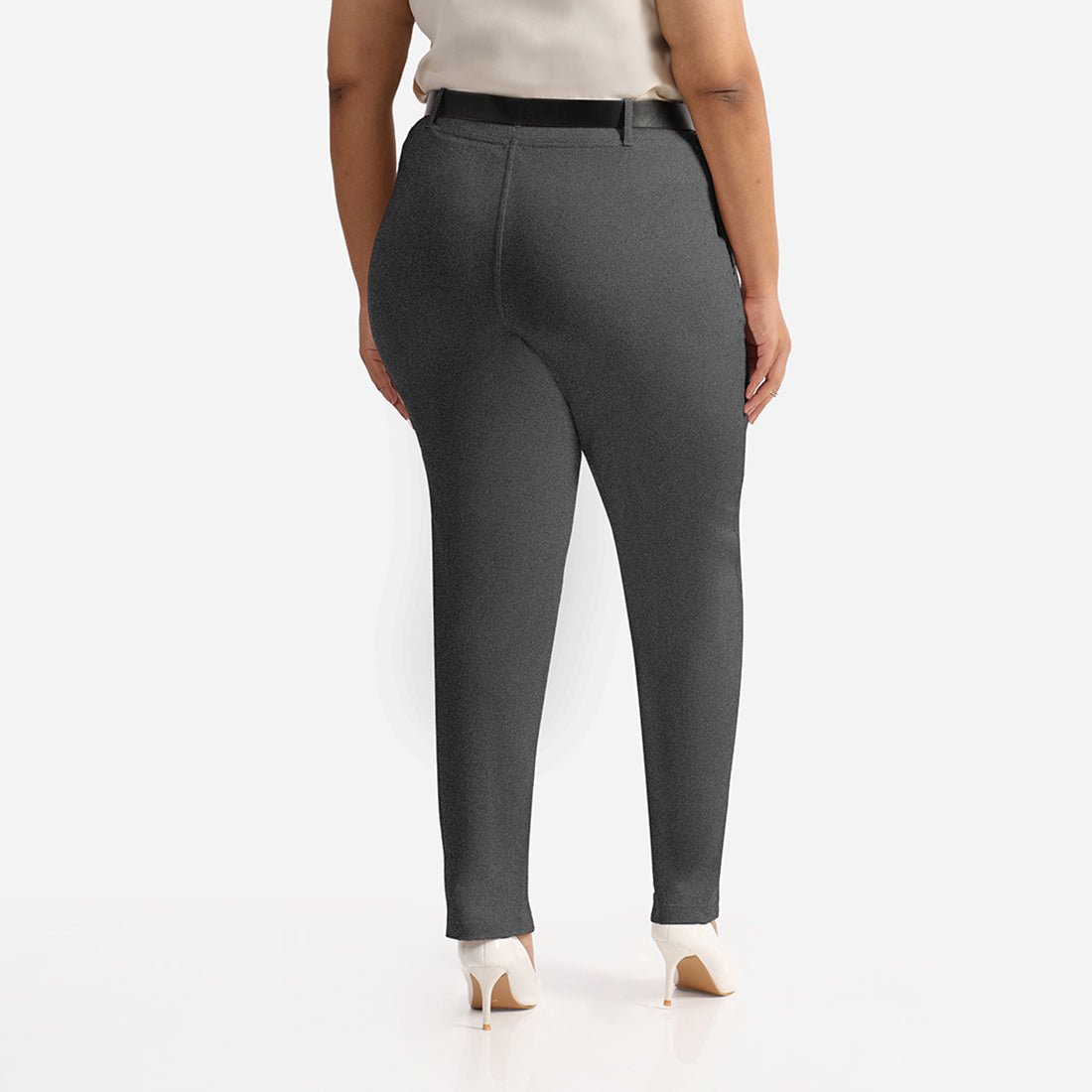 Work-To-Wine Twill Straight Pants - BlissClub