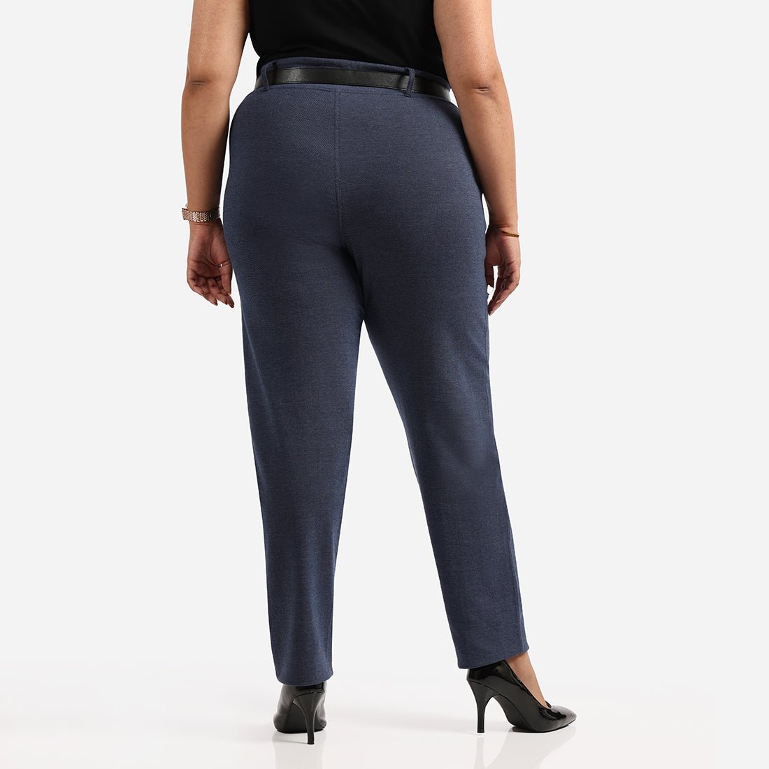 Work-To-Wine Twill Straight Pants - BlissClub