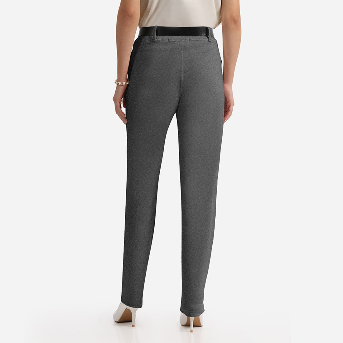 Work-To-Wine Twill Straight Pants - BlissClub
