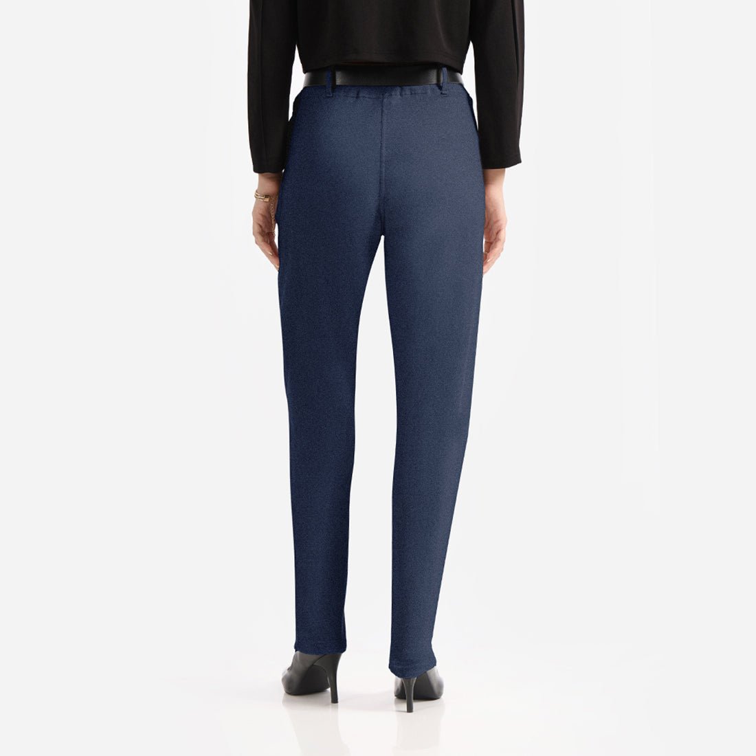 Work-To-Wine Twill Straight Pants - BlissClub