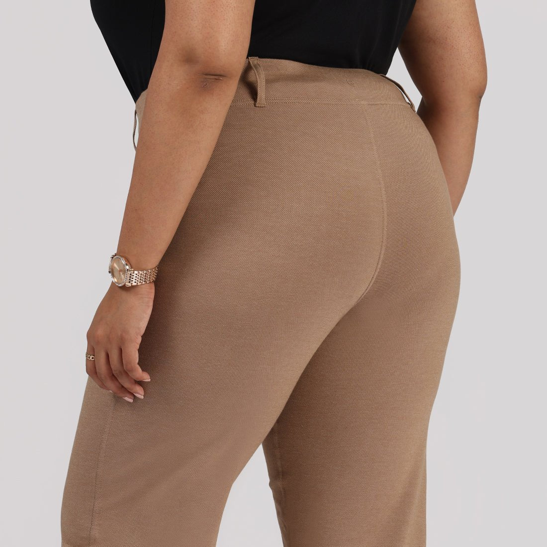 Work-To-Wine Twill Straight Pants - BlissClub