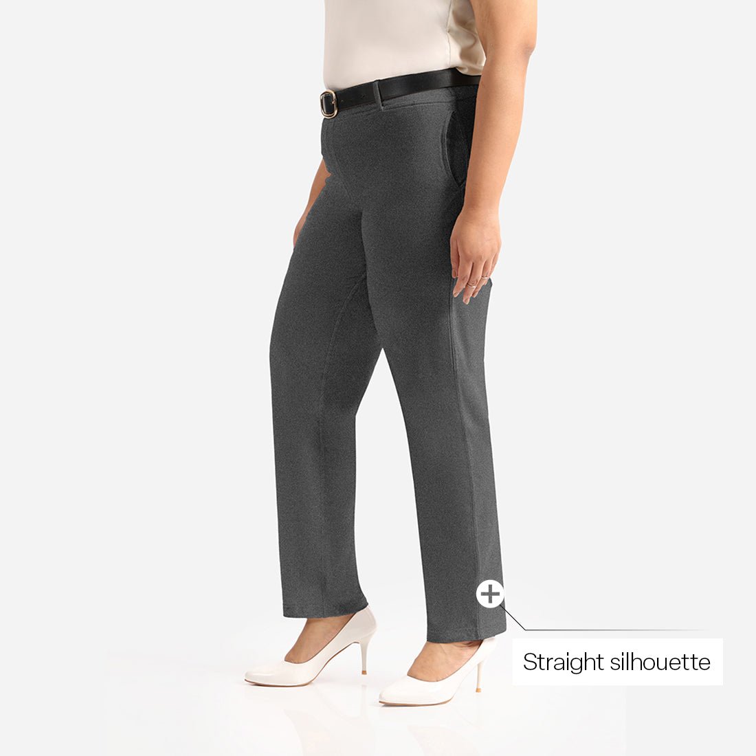 Work-To-Wine Twill Straight Pants - BlissClub