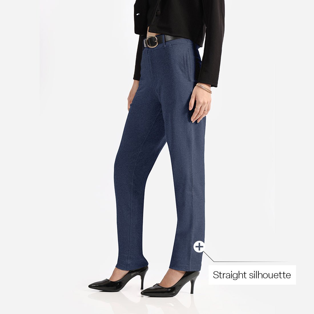 Work-To-Wine Twill Straight Pants - BlissClub