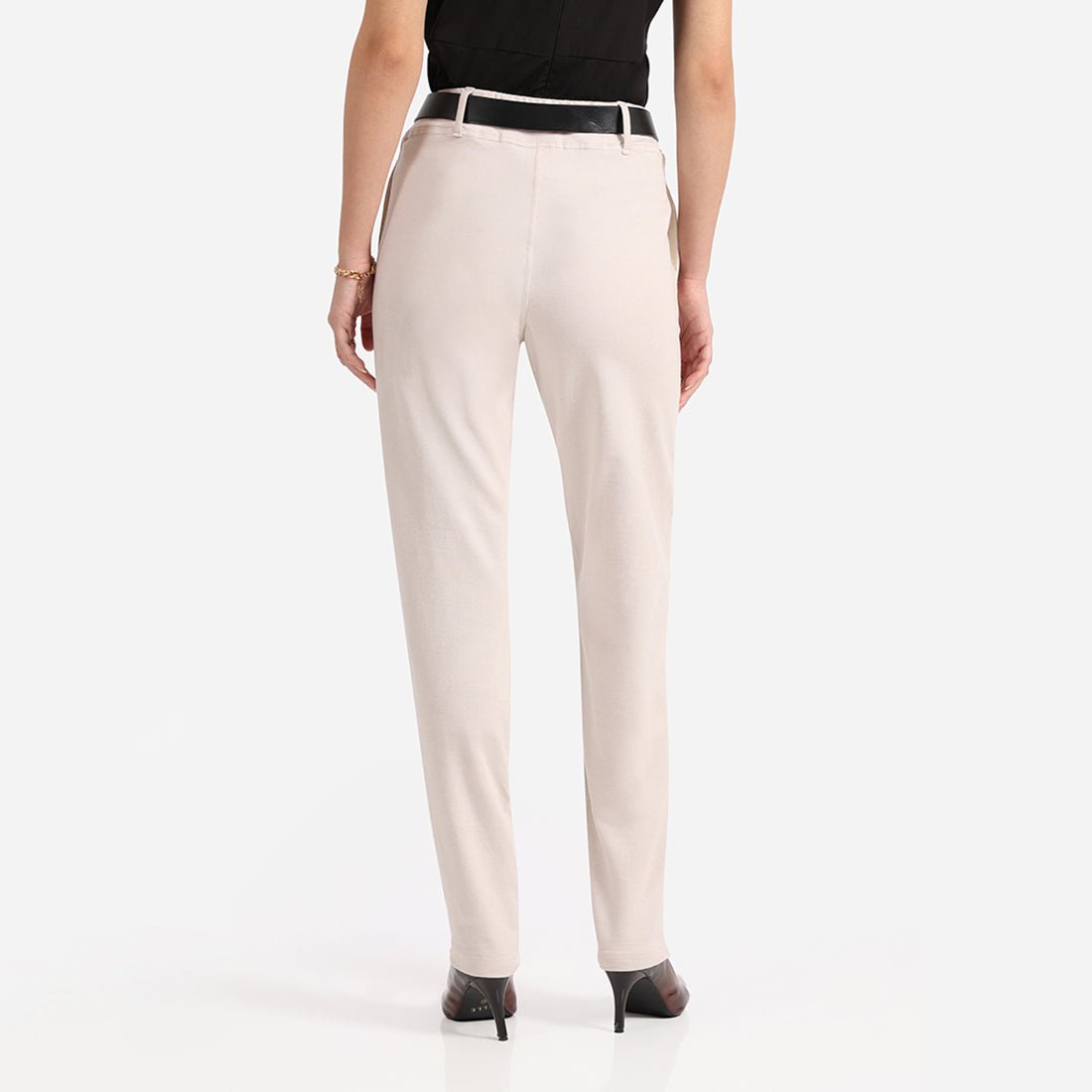 Work-To-Wine Twill Straight Pants - BlissClub
