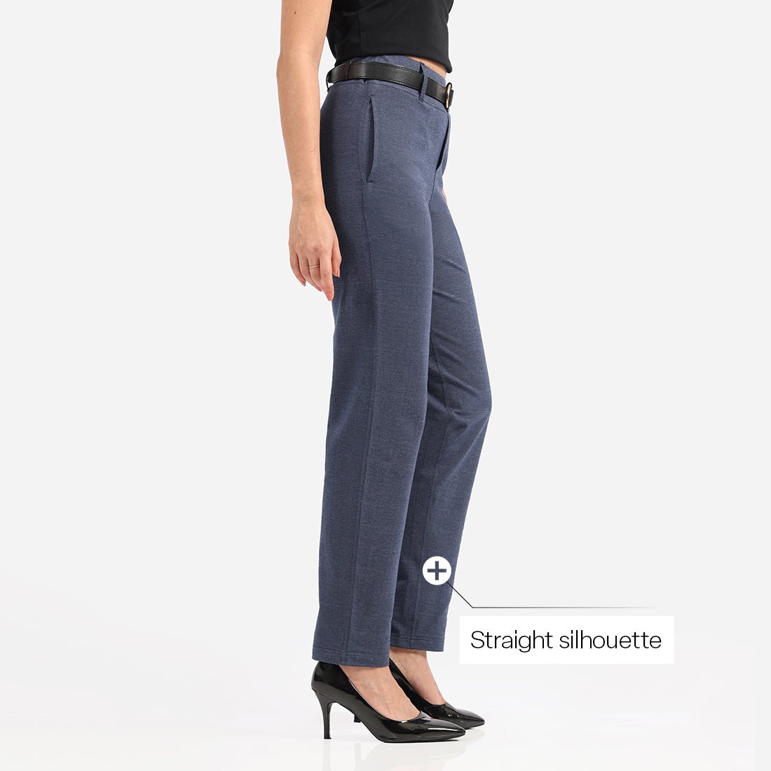 Work-To-Wine Twill Straight Pants - BlissClub