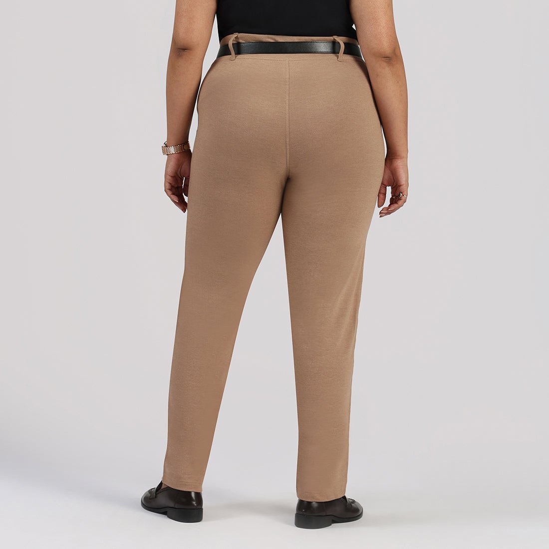 Work-To-Wine Twill Straight Pants - BlissClub