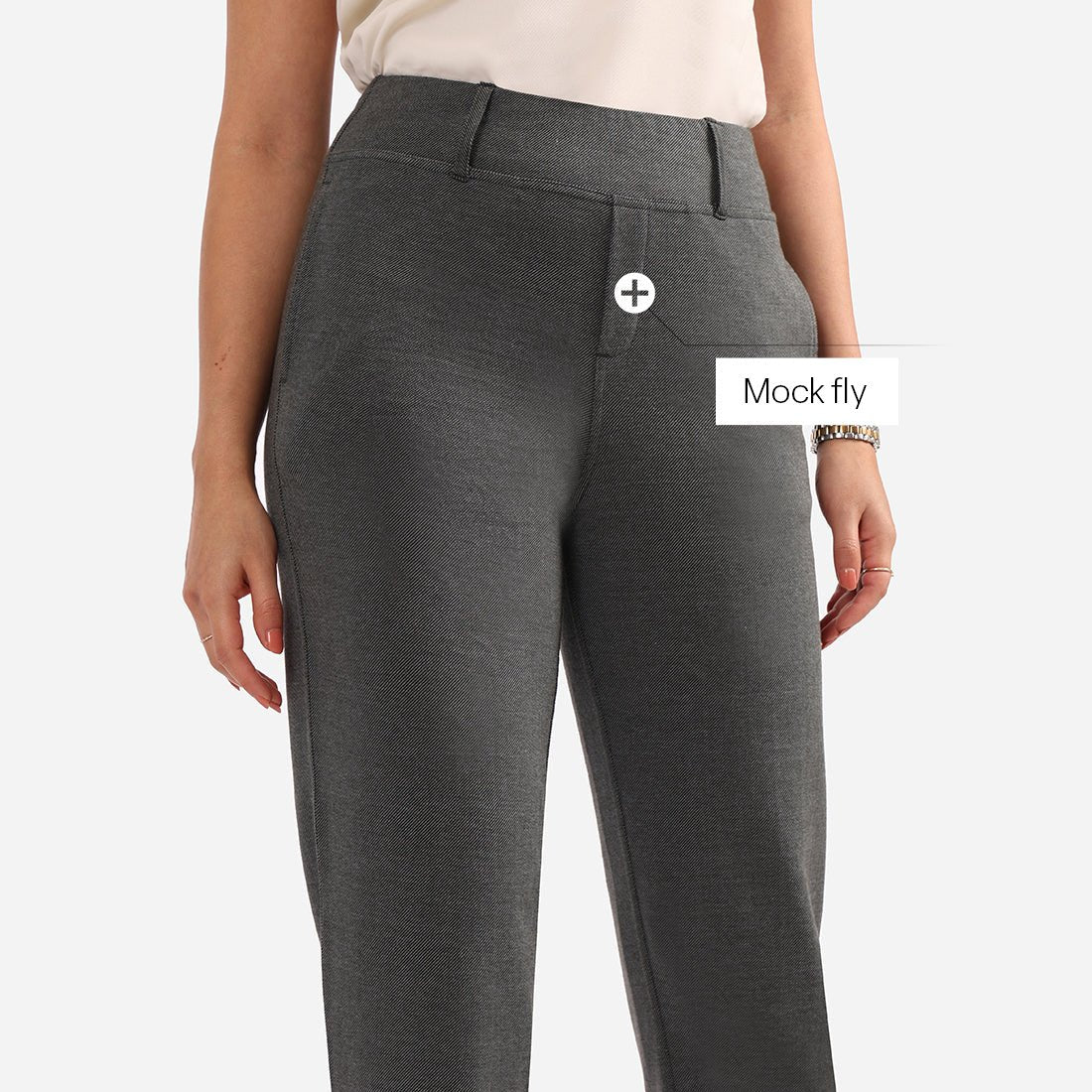 Work-To-Wine Twill Straight Pants - BlissClub