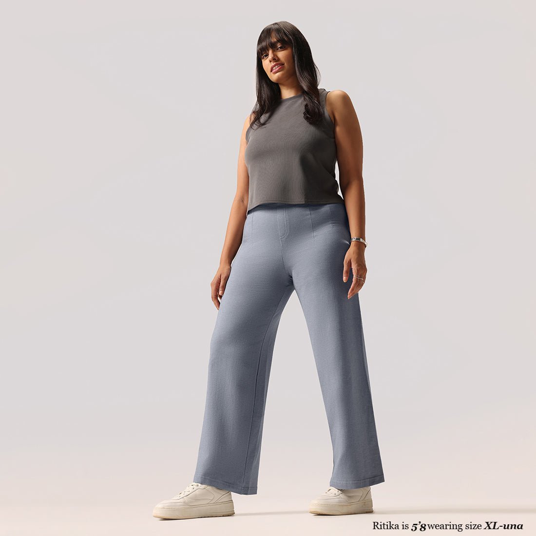 Work-To-Wine Twill Wide Dart Pants - BlissClub