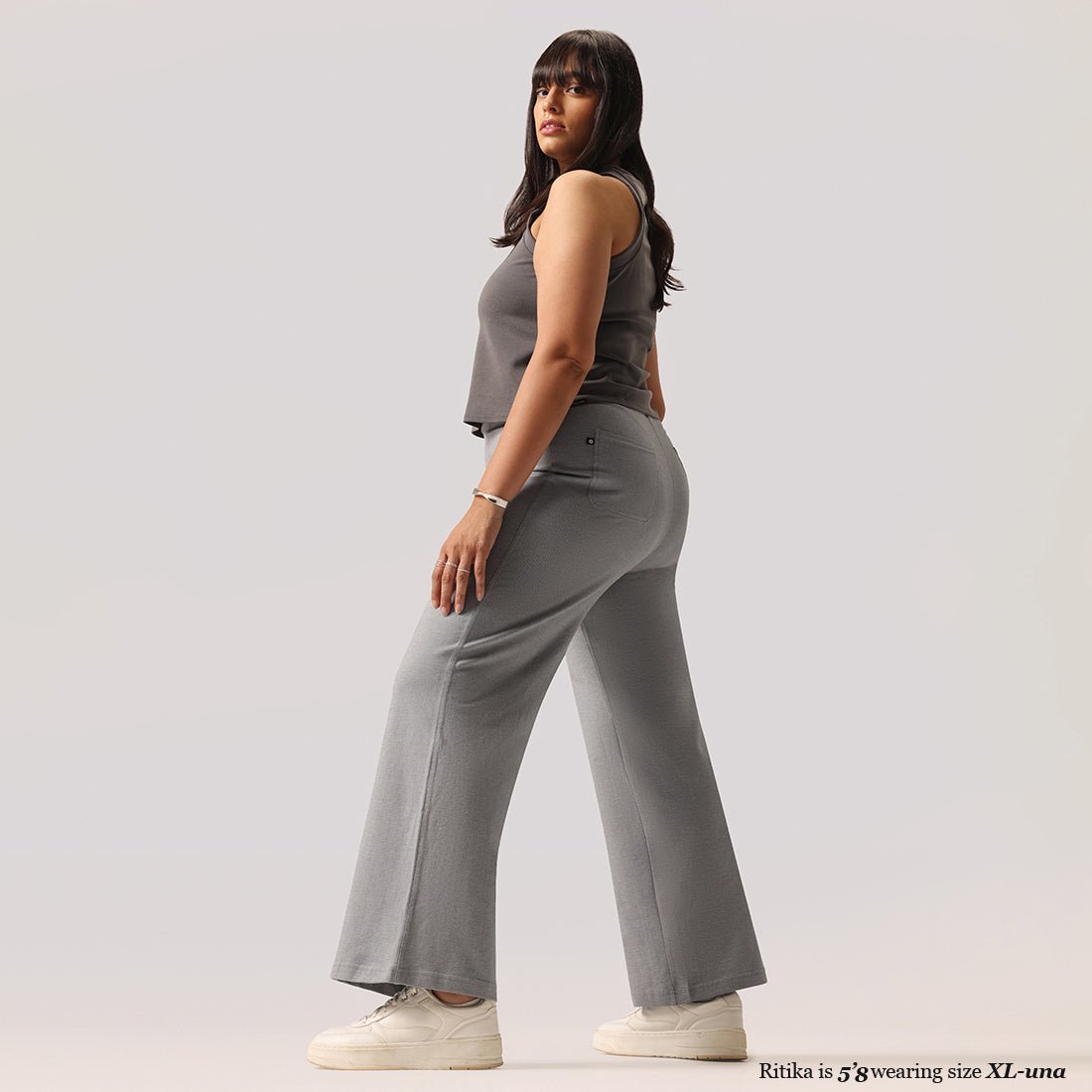 Work-To-Wine Twill Wide Dart Pants - BlissClub