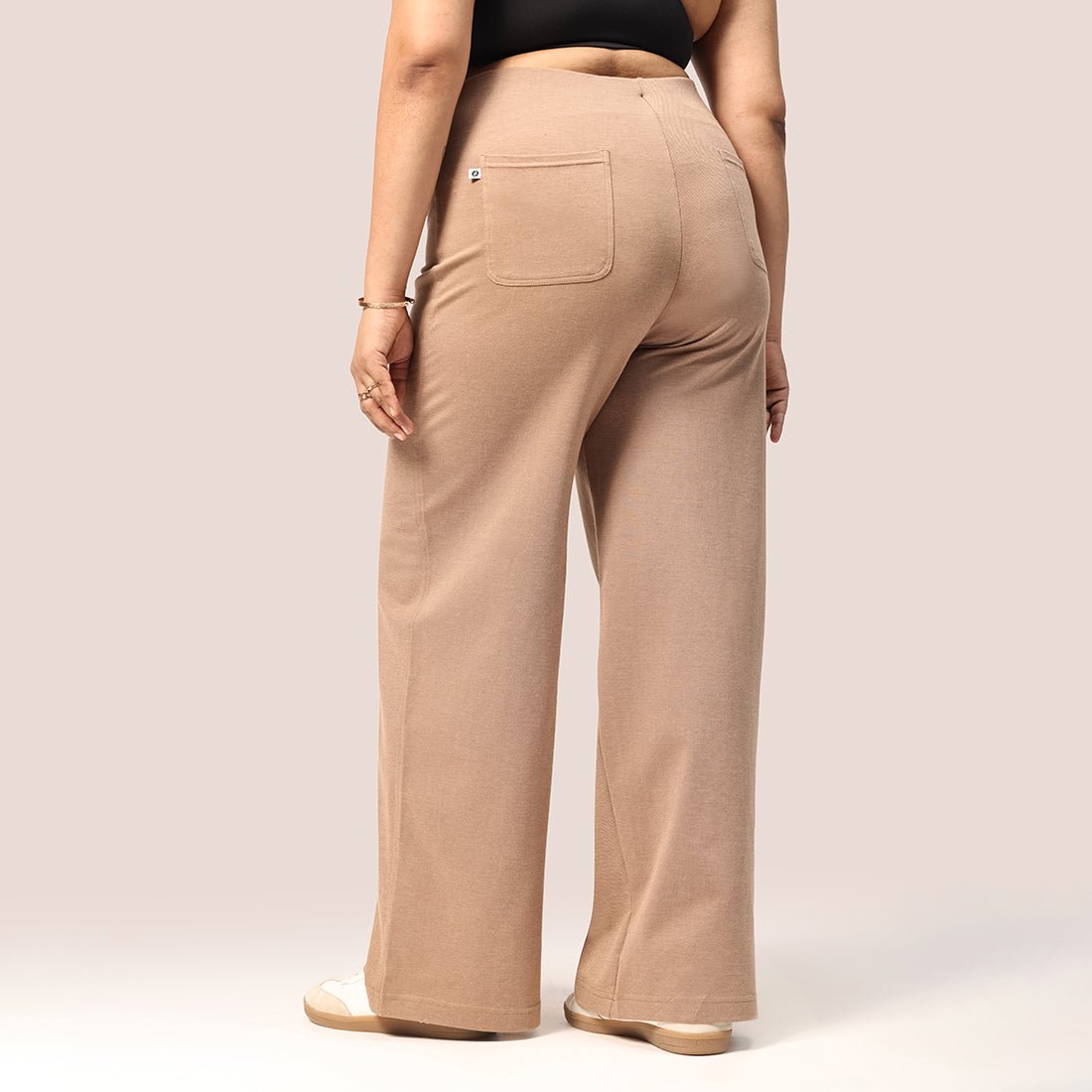 Work-To-Wine Twill Wide Dart Pants - BlissClub