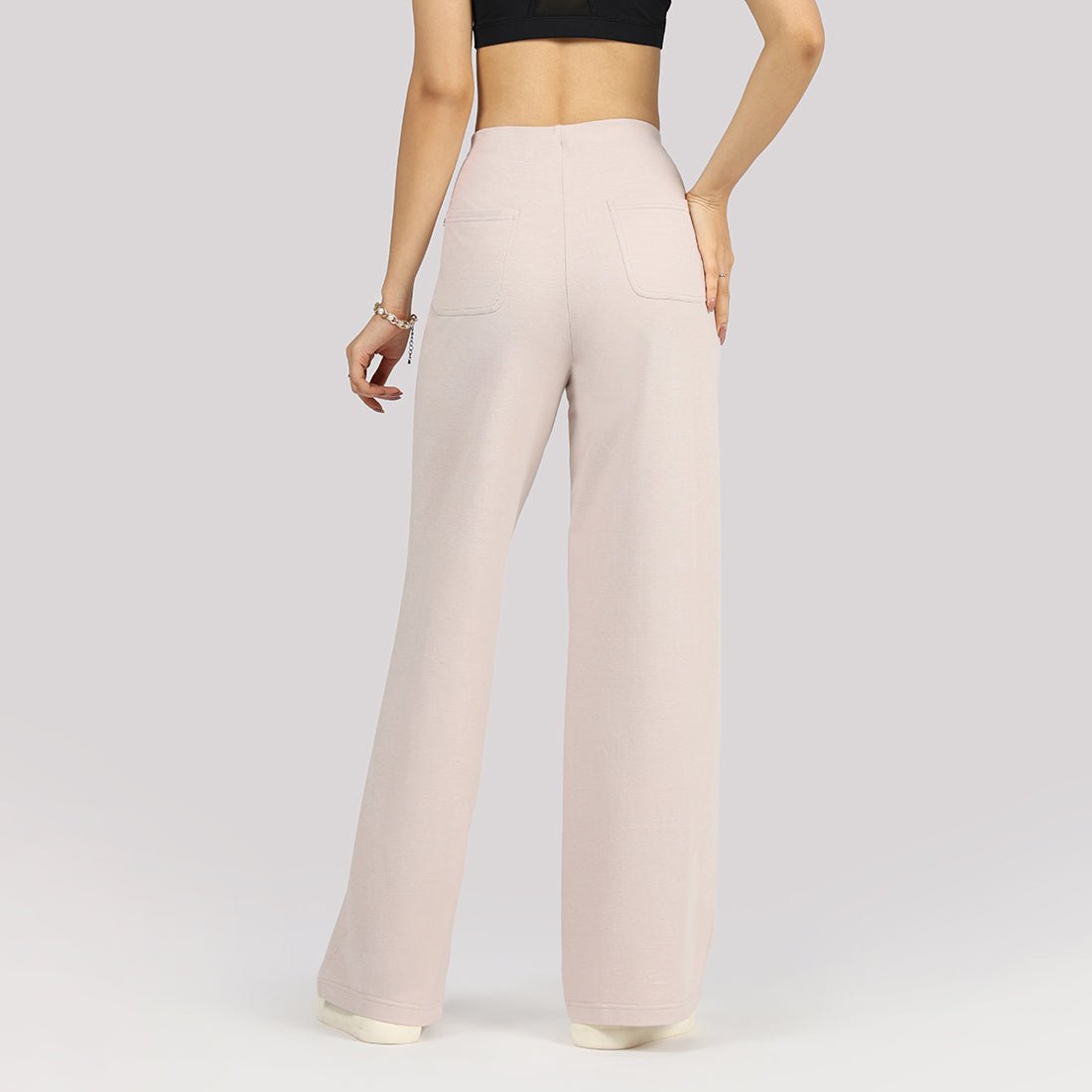 Work-To-Wine Twill Wide Dart Pants - BlissClub