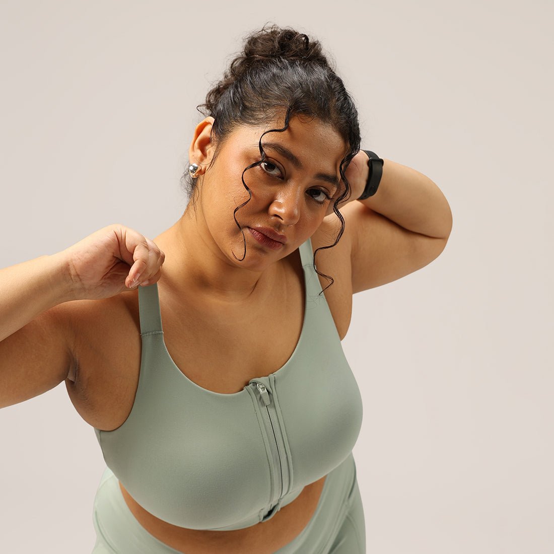 Zip-Up Sports Bra - BlissClub