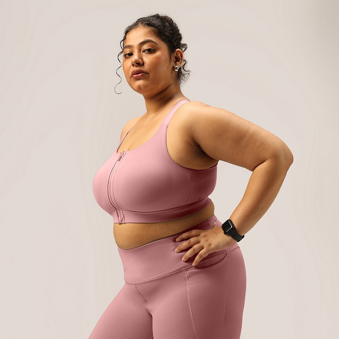 Zip-Up Sports Bra - BlissClub