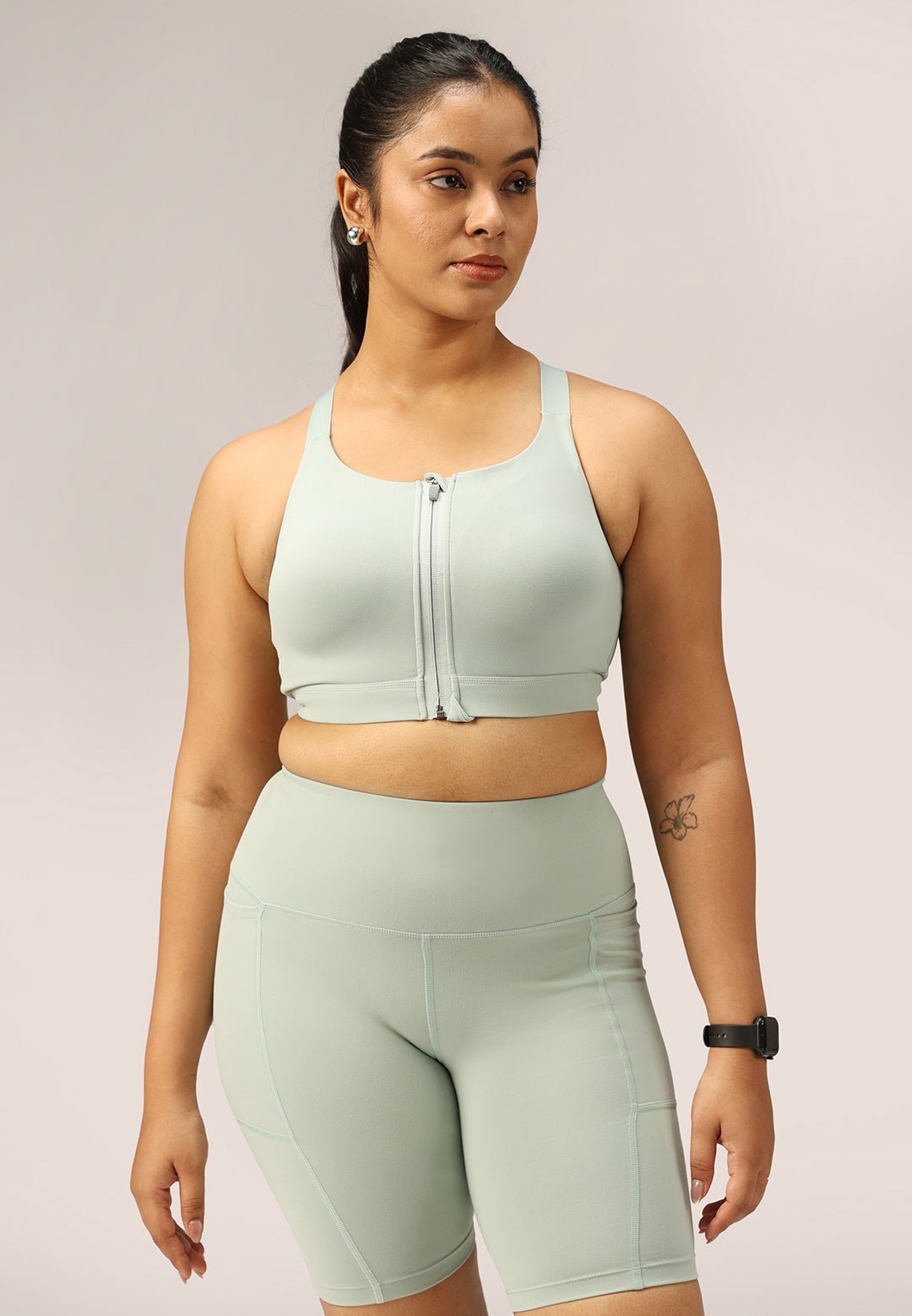 Zip-Up Sports Bra - BlissClub