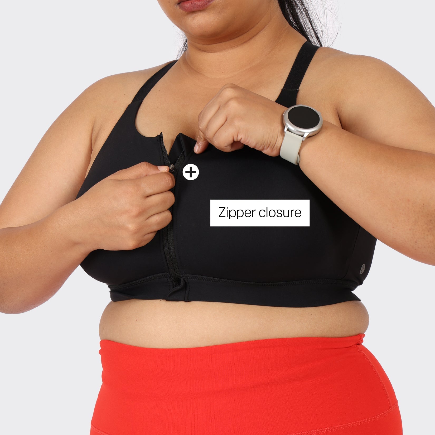 Zip-Up Sports Bra - BlissClub