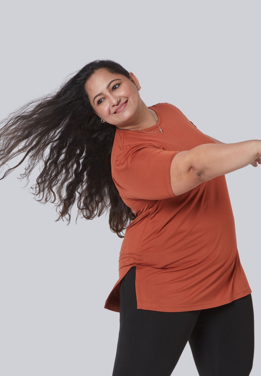 Long T-Shirts with Pockets for Women & Girls