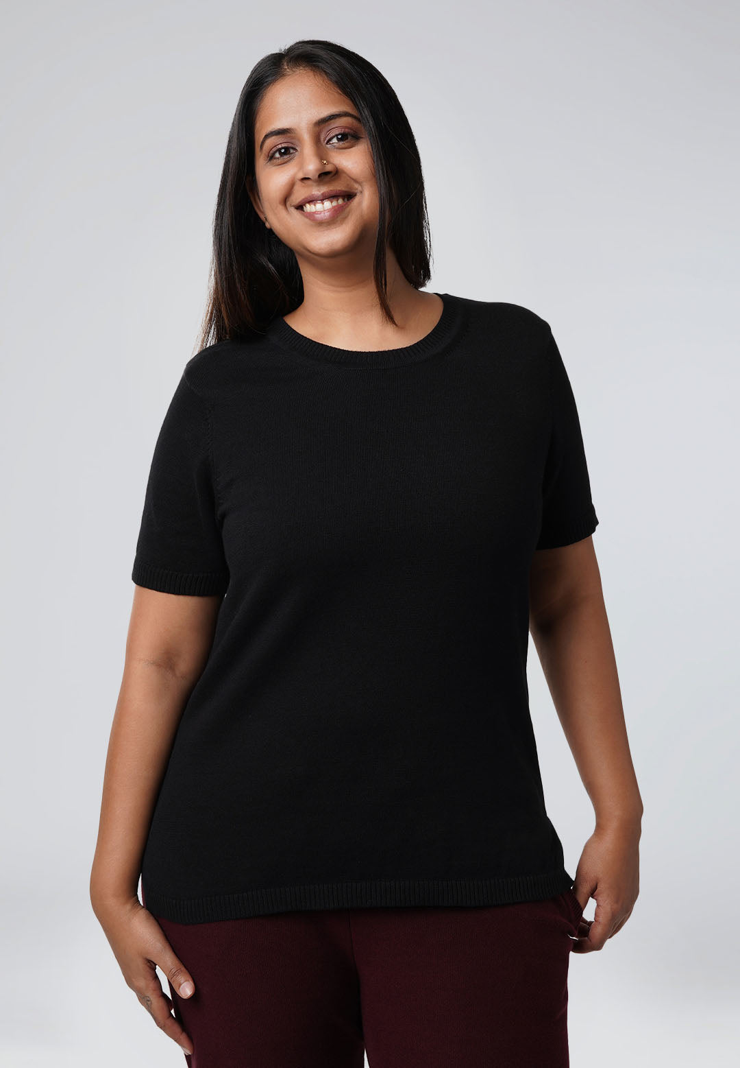 Half Sleeve Cotton Tops for Women & Girls