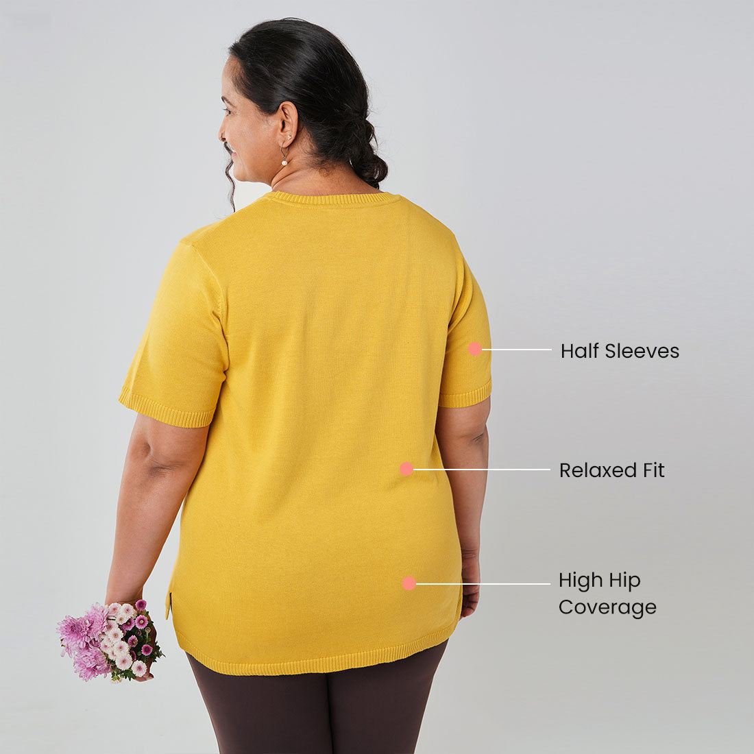 Half Sleeve Cotton Tops for Women & Girls