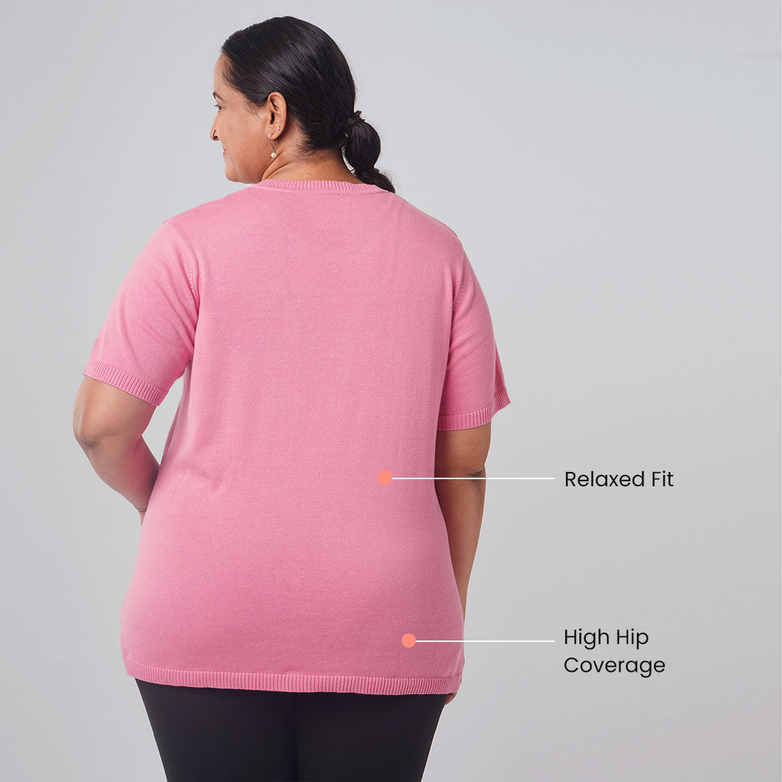 Half Sleeve Cotton Tops for Women & Girls