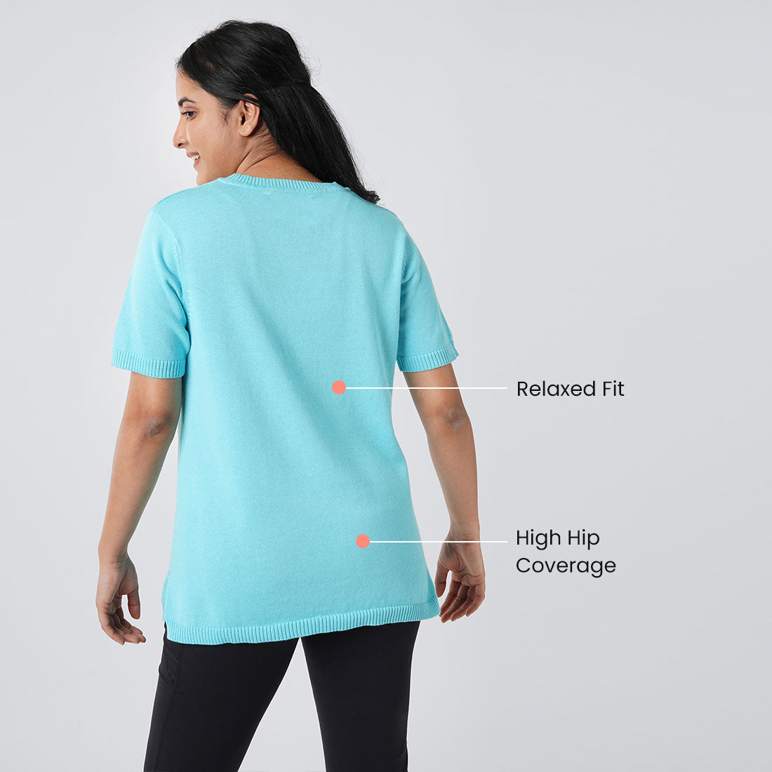 Half Sleeve Cotton Tops for Women & Girls