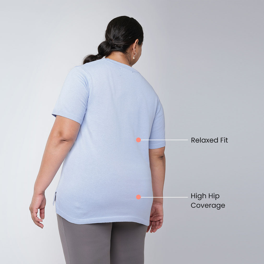 Half Sleeve Cotton Tops for Women & Girls