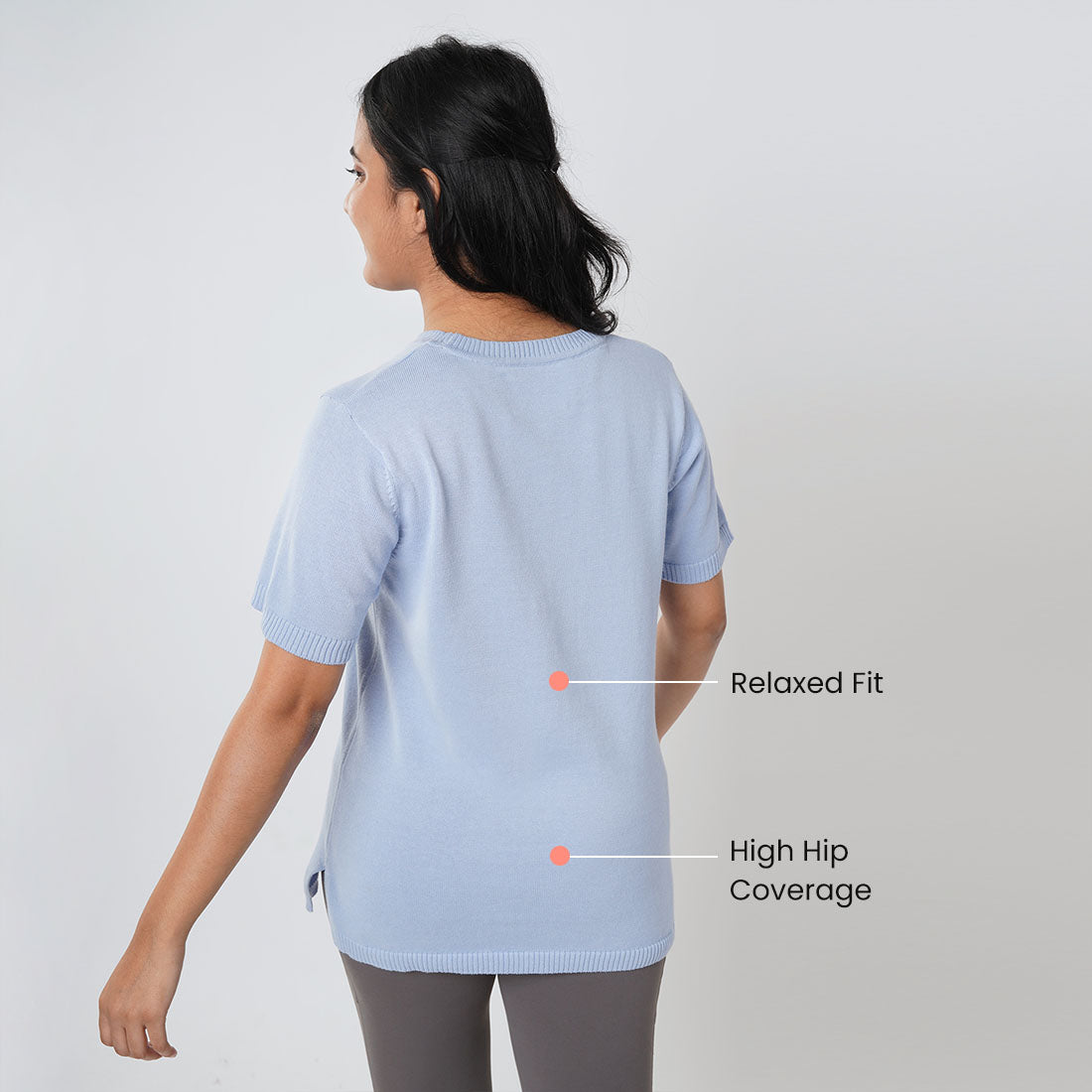 Half Sleeve Cotton Tops for Women & Girls