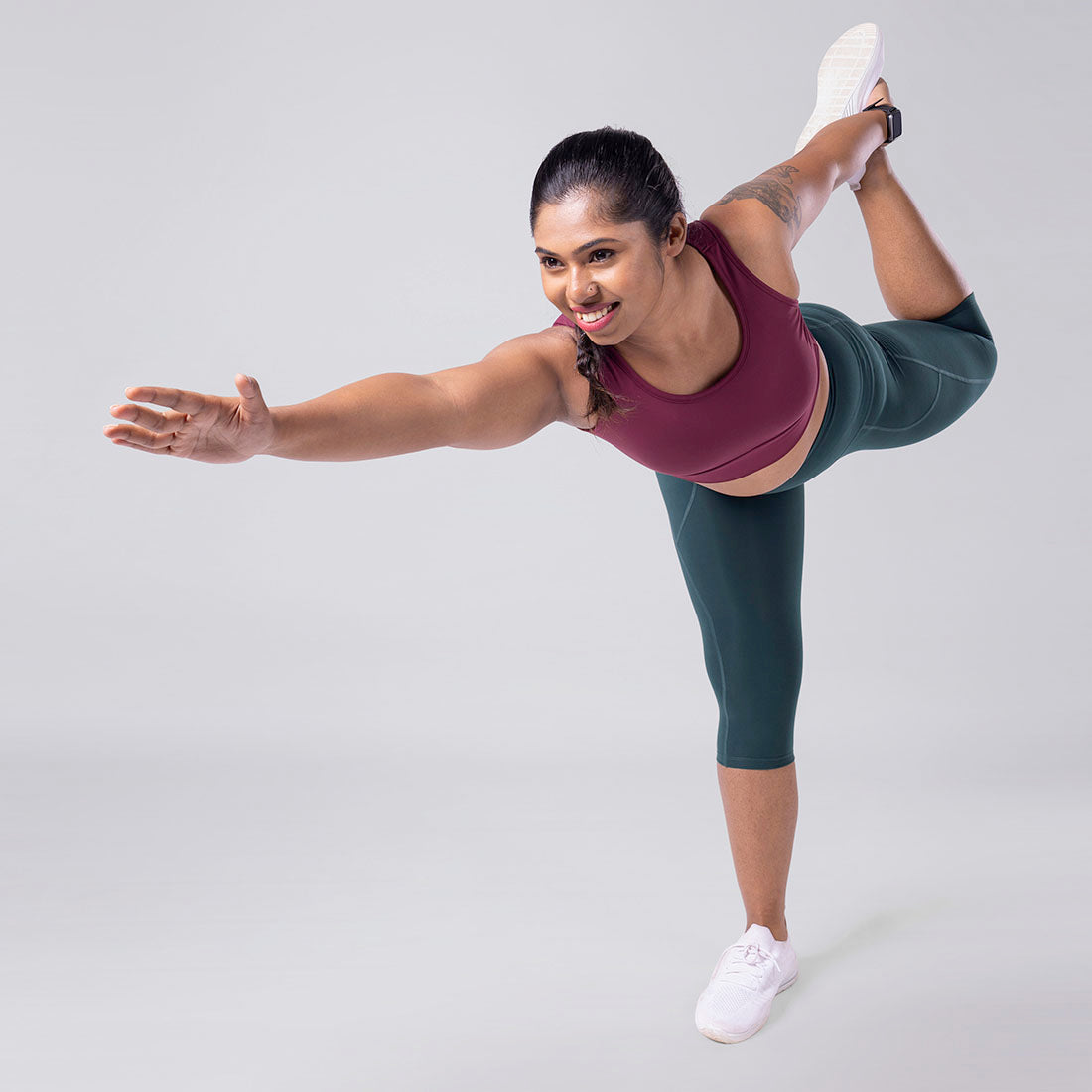 High Waisted Capris with Pockets for Women & Girls