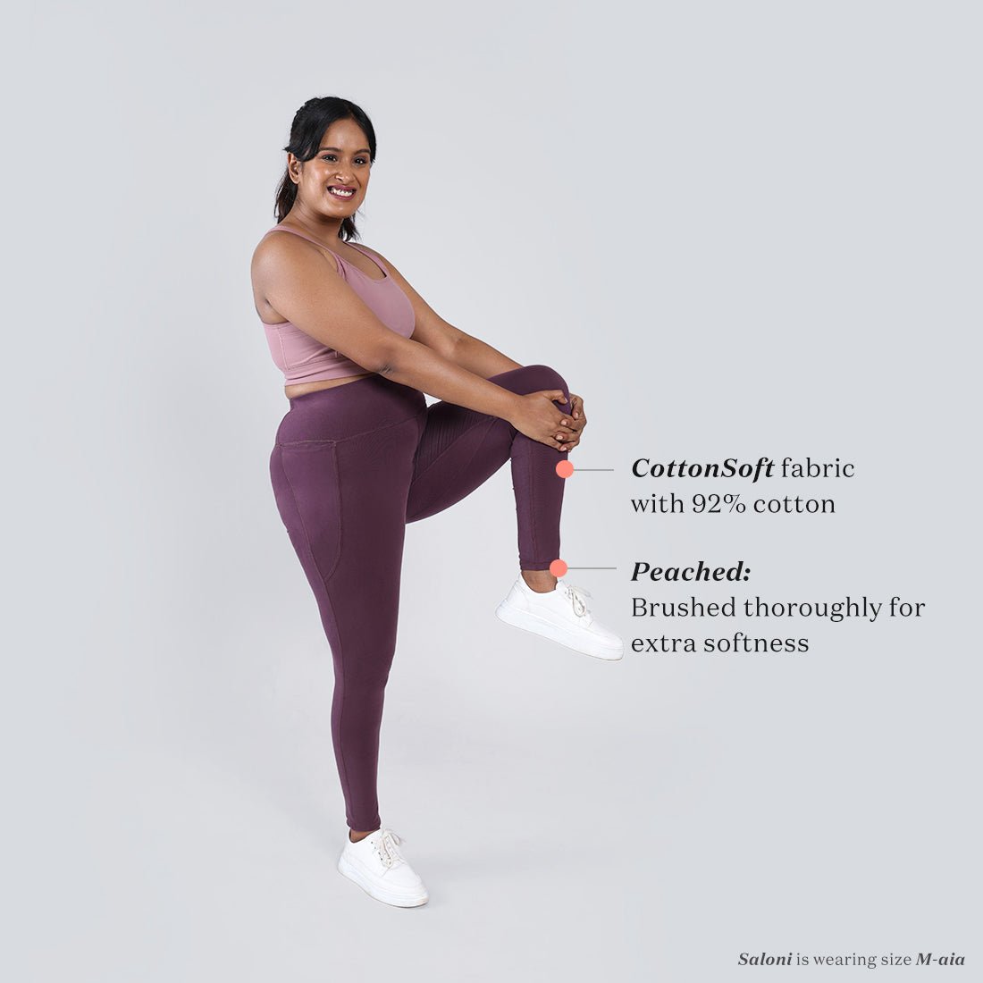 Groove-In Cotton Leggings - BlissClub