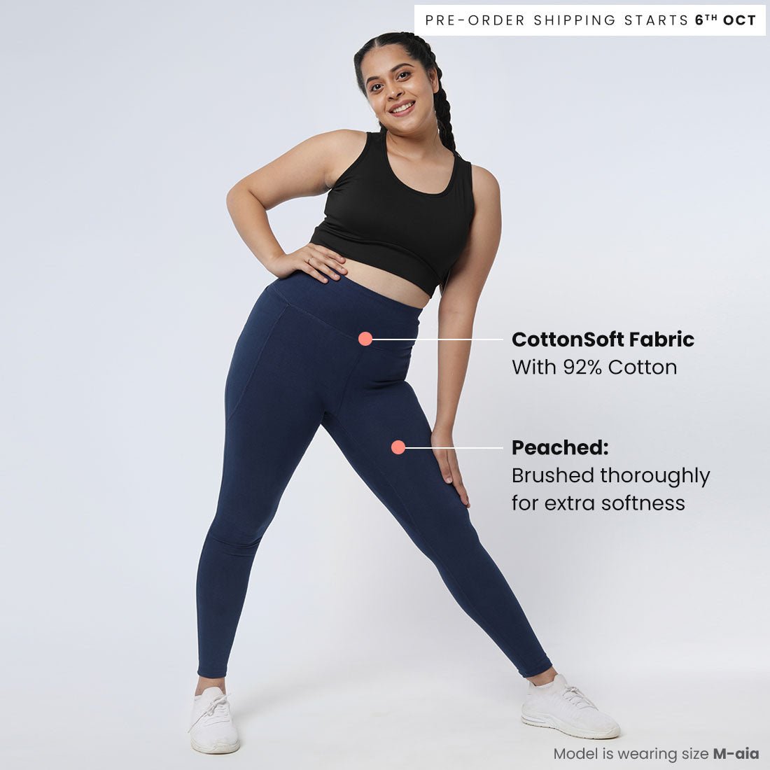Groove-In Cotton Leggings - BlissClub