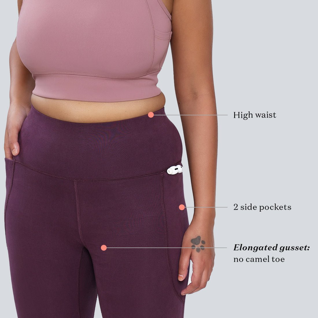 Groove-In Cotton Leggings - BlissClub
