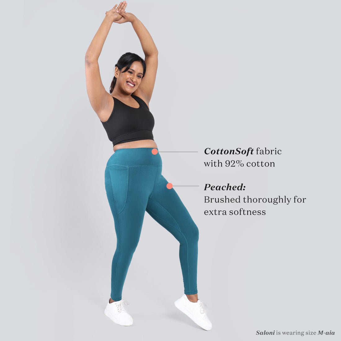 Groove-In Cotton Leggings - BlissClub