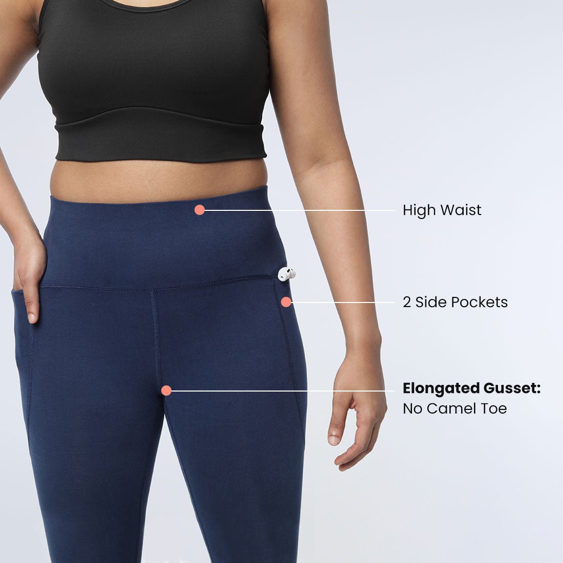 Groove-In Cotton Leggings - BlissClub