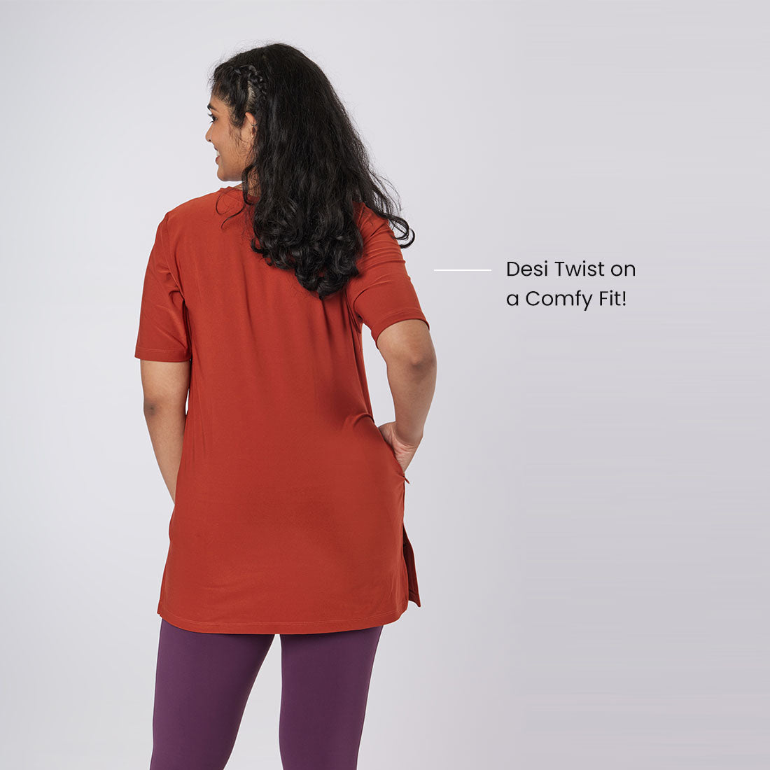 Long T-Shirts with Pockets for Women & Girls