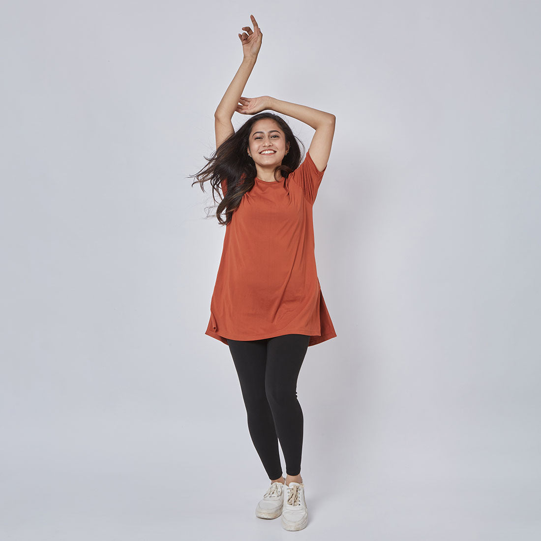 Long T-Shirts with Pockets for Women & Girls