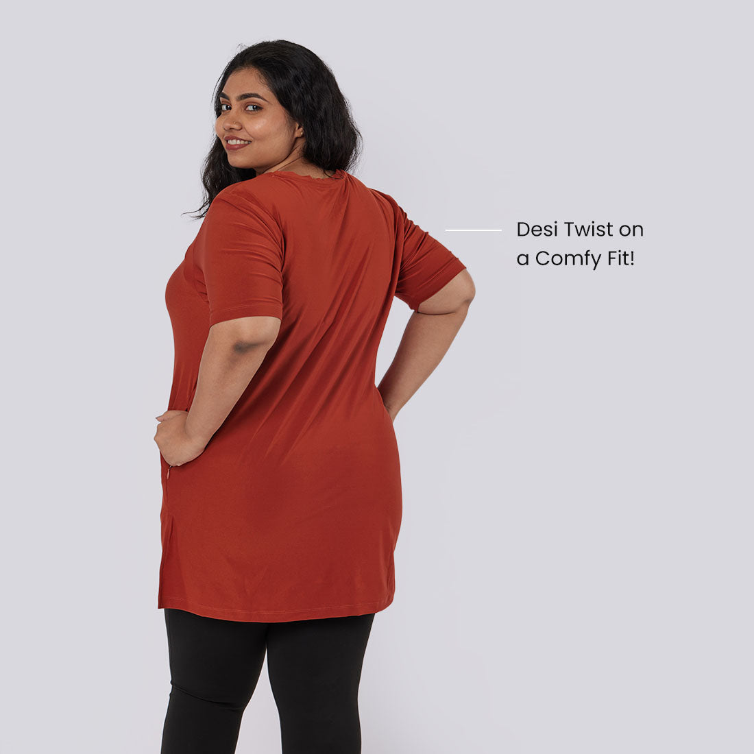Long T-Shirts with Pockets for Women & Girls